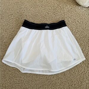 Alo White Athletic Skort